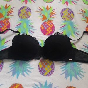Pink Victoria's secret push up date bra